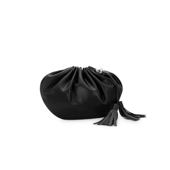 Simon Miller Fava Faux Leather Clutch Black 2090